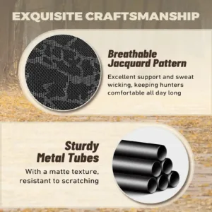 chair that made with breathable material and metal tubes