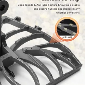 climbing saddle platform anti-slip surface