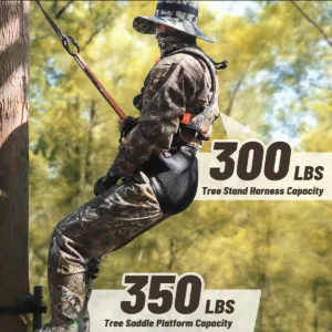 hunting saddle for big guys, support up to 350lbs