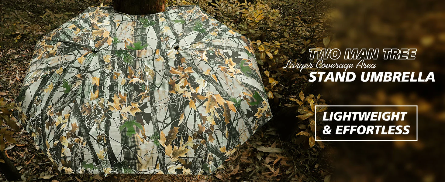 large camo hunting umbrella