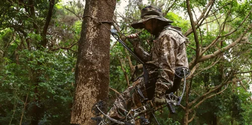 one-stick saddle hunting setup