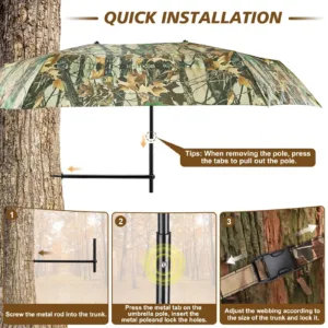 screw-in tree umbrella for deer seasons
