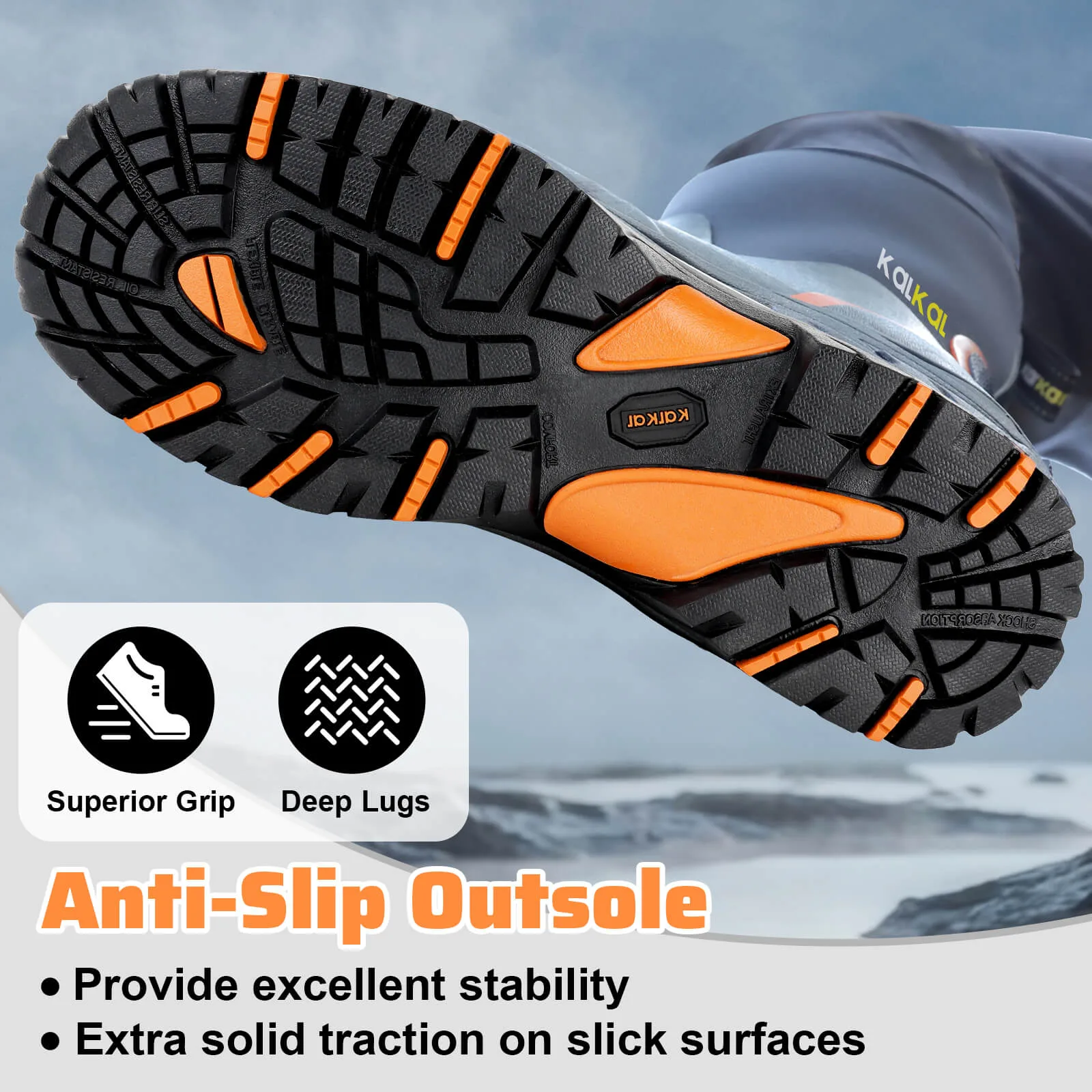 high-traction outsole design high-traction outsole design