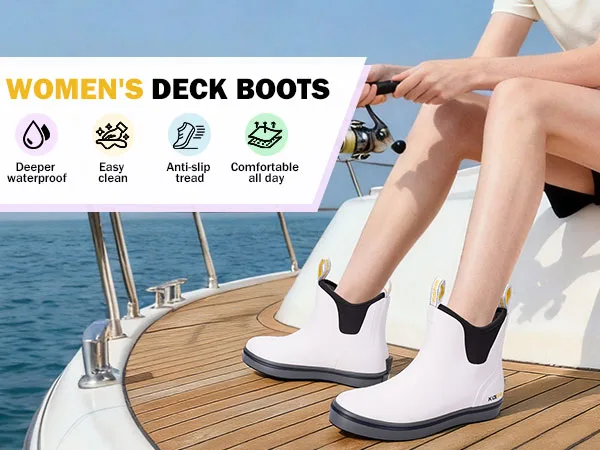 6 In women's deck boots