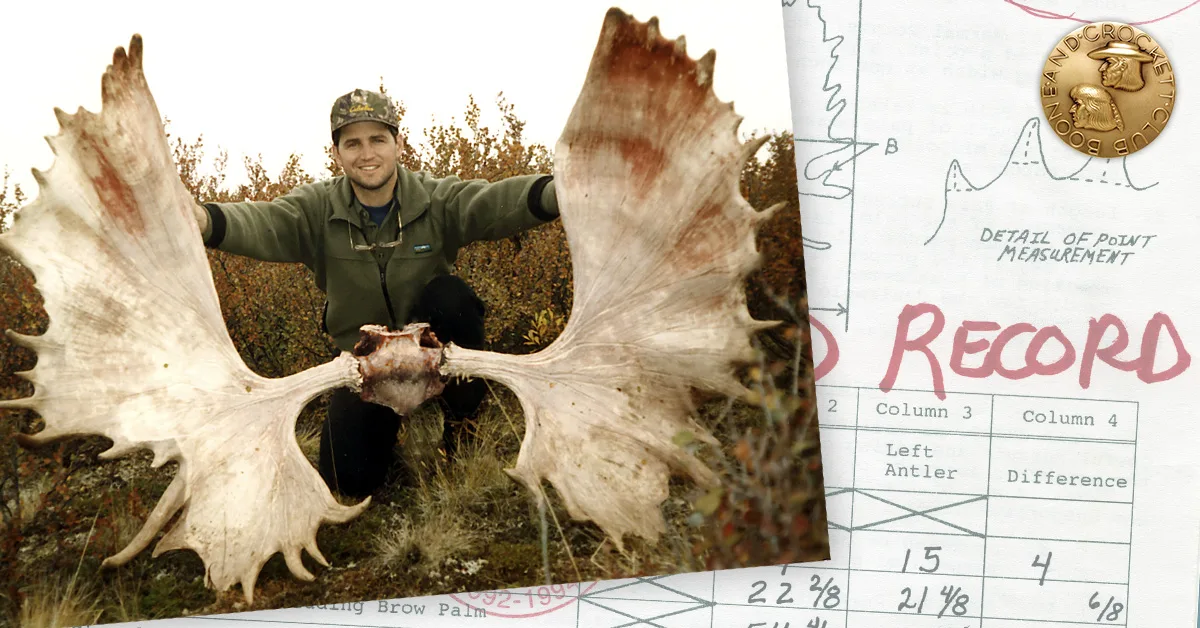 John Crouse - one of the largest Moose