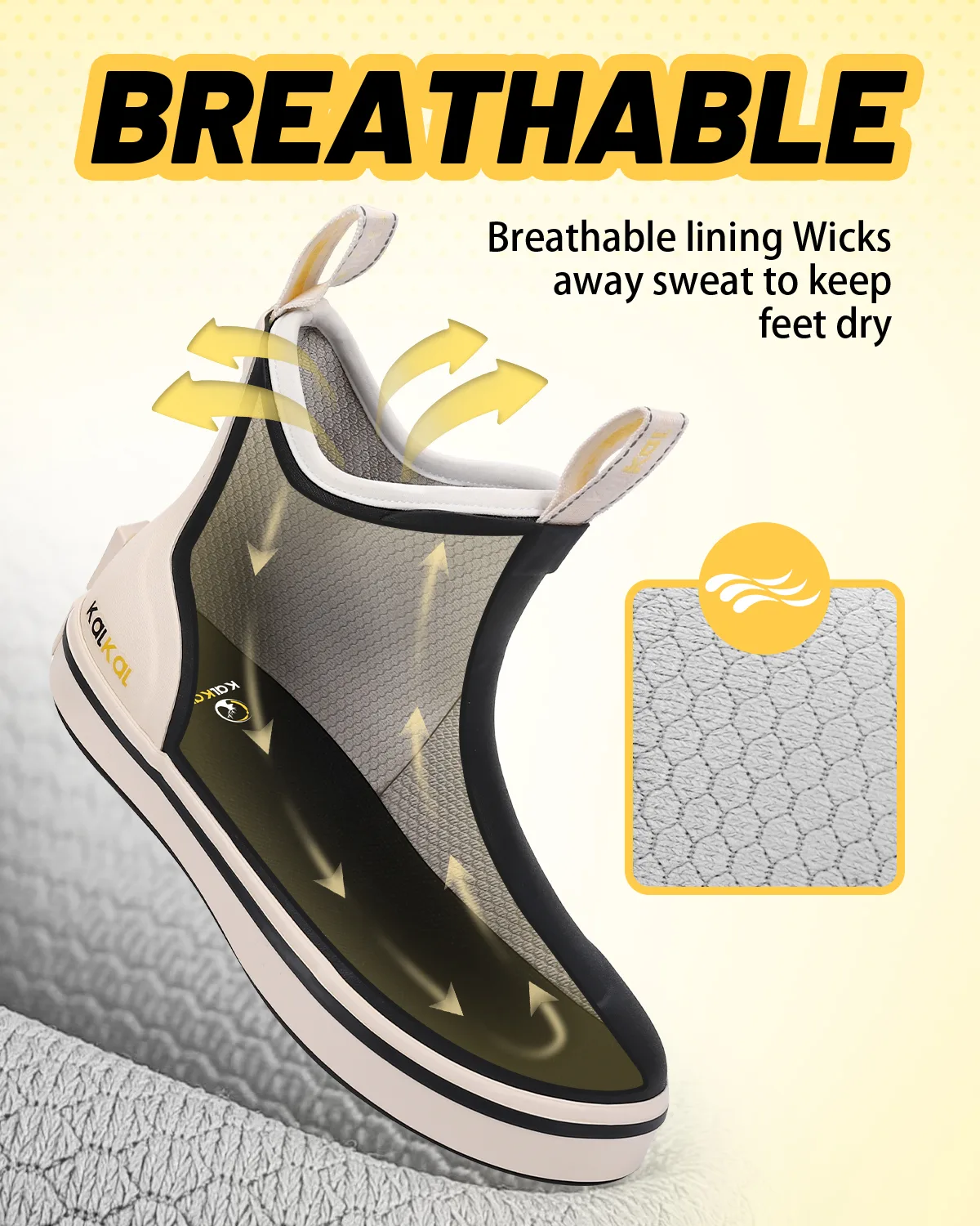 comfortable deck boots comfortable deck boots with breathable lining to keep feet dry