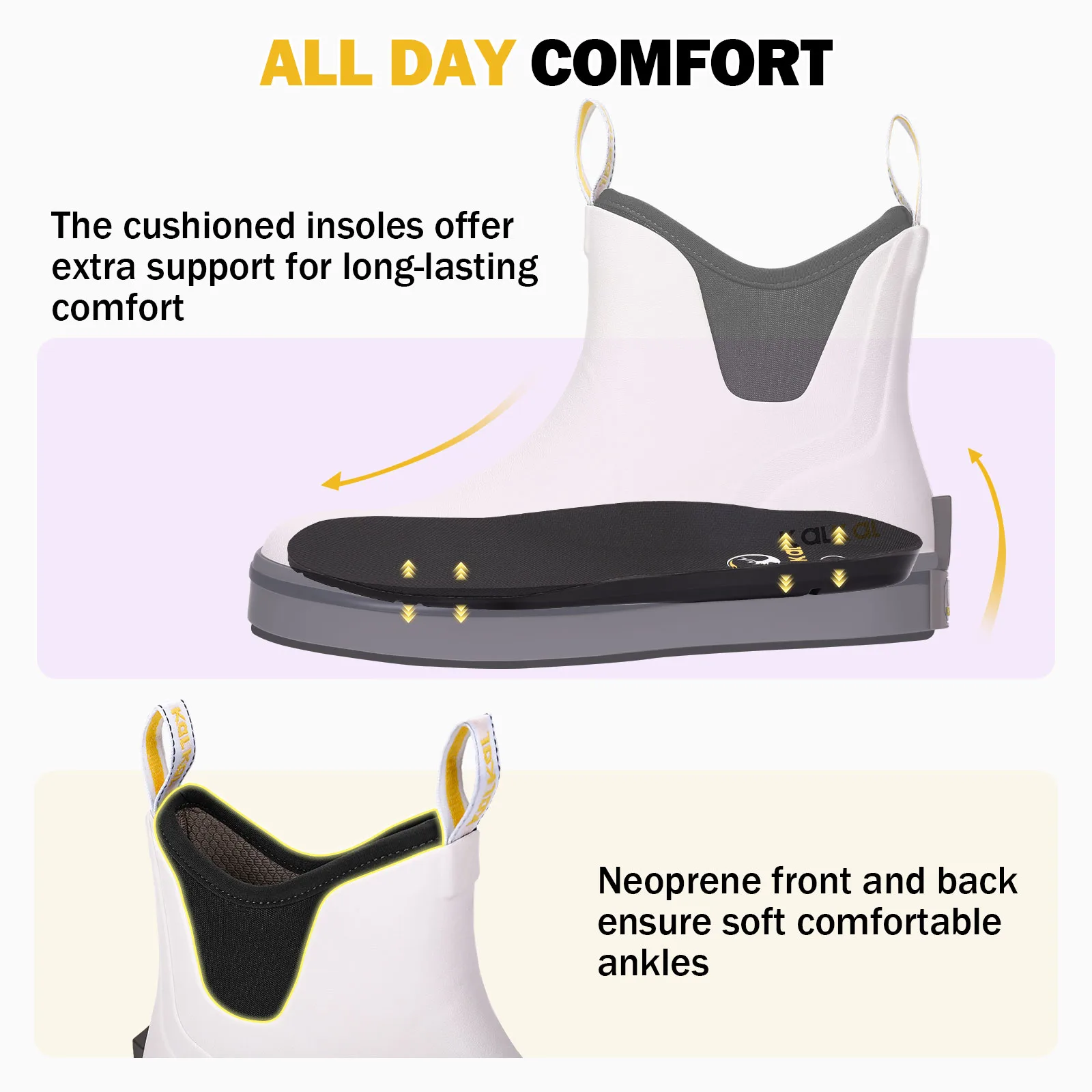 comfortable women rubber boots comfortable women rubber boots ith breathable lining