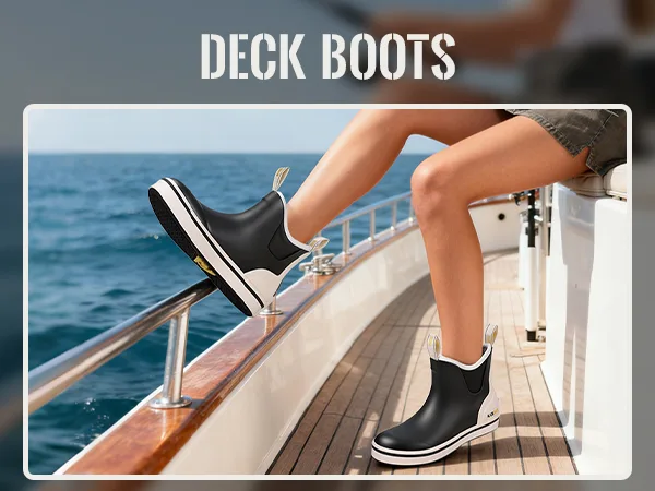 deck boots for girls on the boat