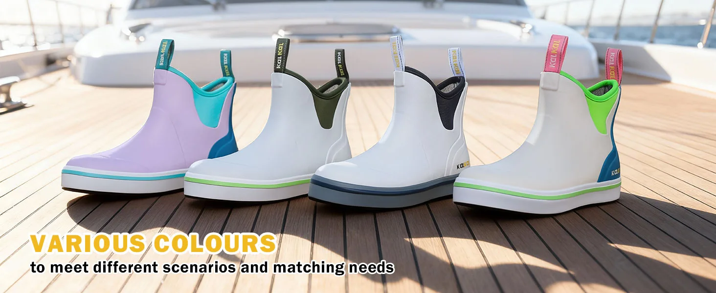 stylish and colorful Kalkal deck boots collection for girls's preferences