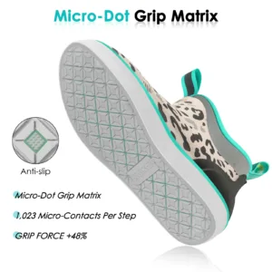 womens deck boots with Micro-dot grip matrix insoles for high traction