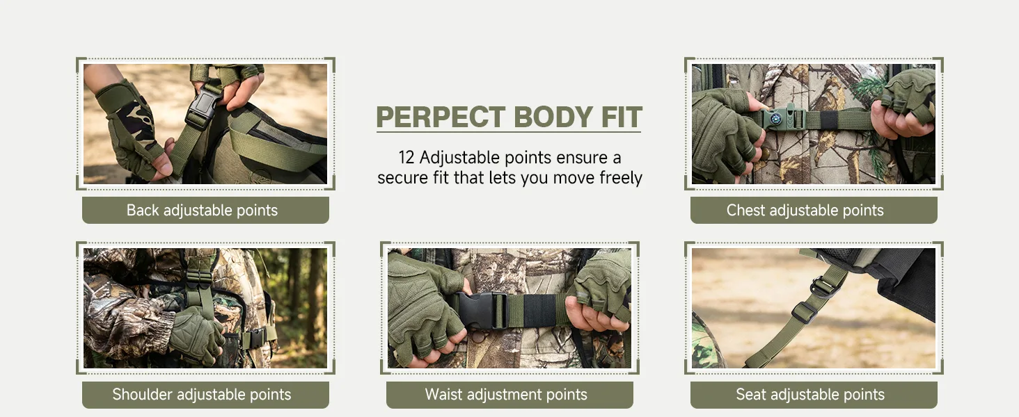 run and gun turkey vest​ for mobile huntes