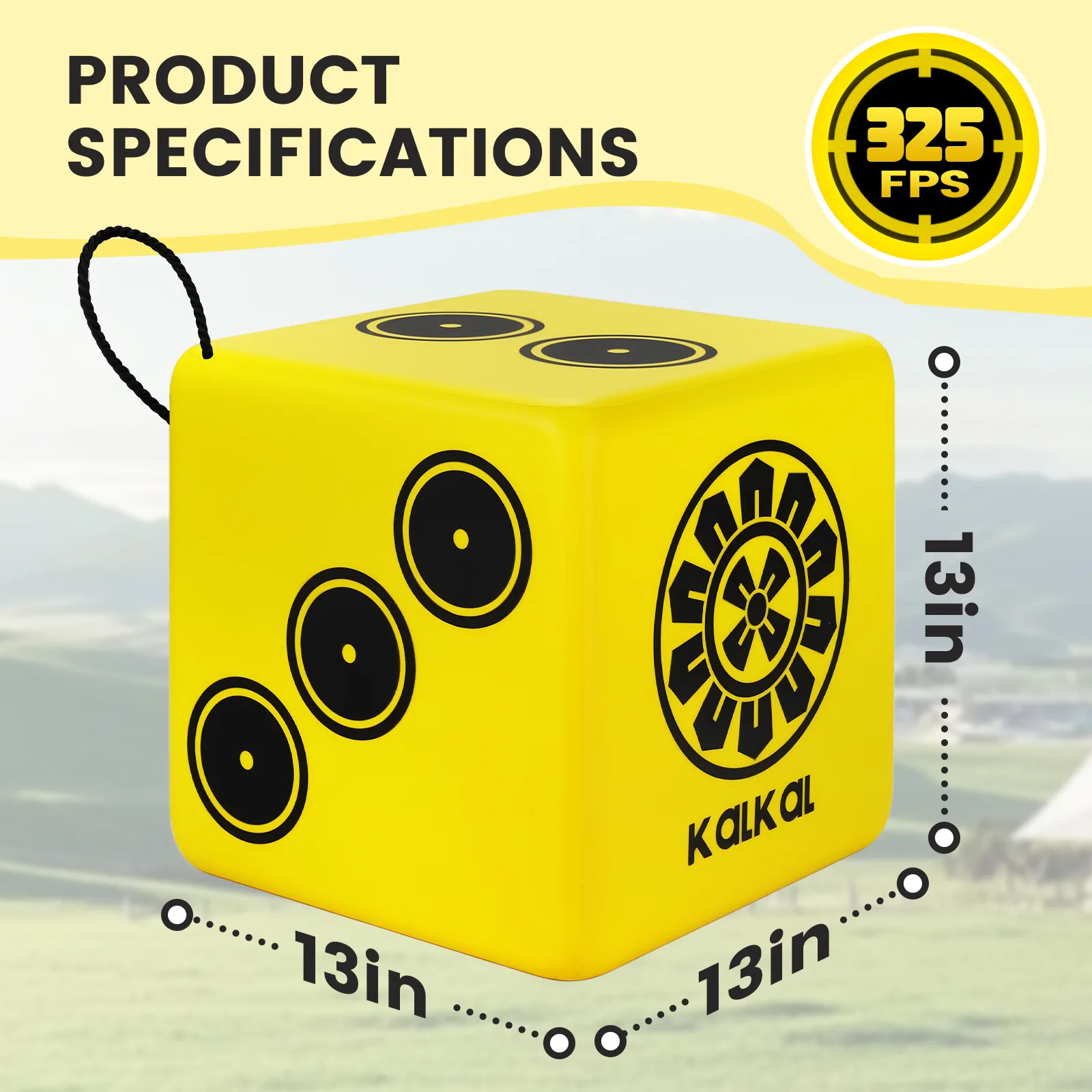 13-inch Kalkal foam target Kalkal foam target size demension
