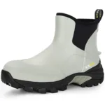 Kalkal Men's Waterproof Ankle Boots With Arch Support For Fishing, Rain & Outdoor Work