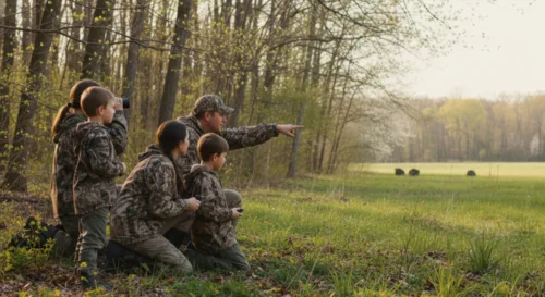 hunting with young kids