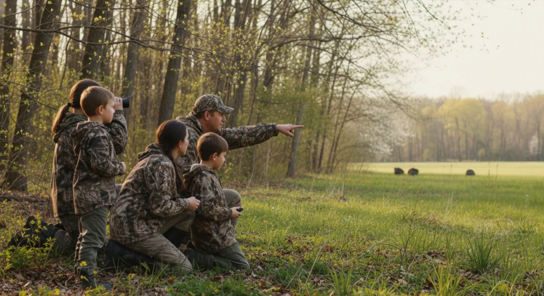 hunting with young kids