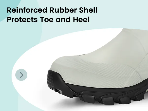 reinforced rubber shell for waterproof ankle boots durability and protection