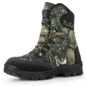 Lightweight lace up hunting boots with waterproof camo Oxford upper