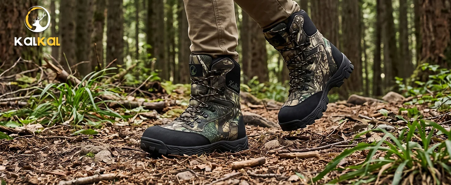 Lightweight hunting boots designed for long walks through the woods