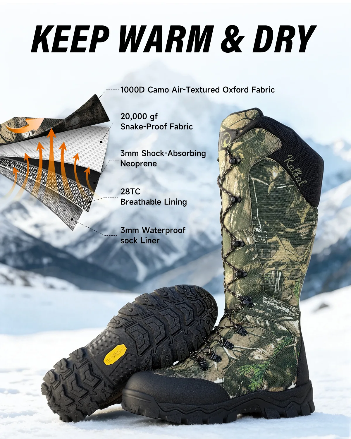 insulated-snake-hunting-boots Insulated snake hunting boots built for cold weather hunting