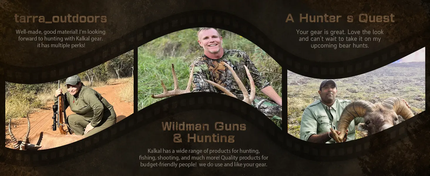 customer's positive reviews for Kalkal hunting boots