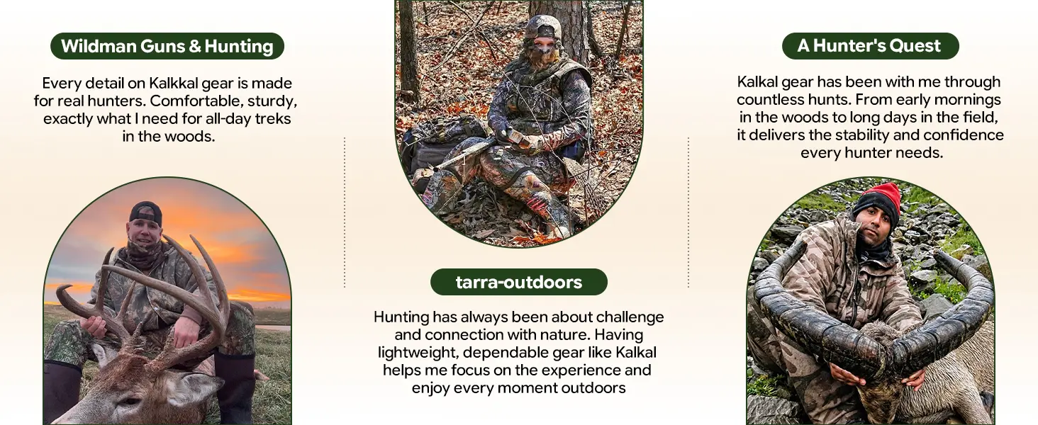 Hunters' reviews of Kalkal hunting gear