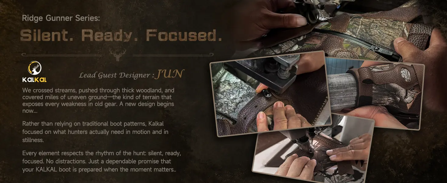 Hunting boots designed for cold weather and demanding outdoor hunts